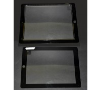 Тачскрин для iPad 2 с кнопкой Home + скотч (черный)