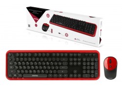 Комплект клавиатура+мышь беспроводной Smartbuy ONE 620382AG-RK черно-красный (SBC-620382AG-RK)