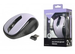 Мышь беспроводная Smartbuy SBM-597D-B Ниагара Dual Bluetooth+USB (SBM-597D-B) (черно-фиолетовый)