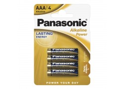 Батарейка алкалиновая Panasonic LR03 BL4/ААА упаковка блистер цена за 4 шт