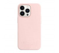 Чехол для iPhone 14 (6,1) Soft Touch MagSafe Сhalk Pink (мелово-розовый)