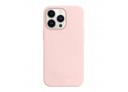 Чехол для iPhone 14 (6,1) Soft Touch MagSafe Сhalk Pink (мелово-розовый)