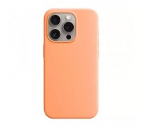 Чехол для iPhone 15 (6,1) Soft Touch MagSafe Orange Sorbet ( оранжевый ) 