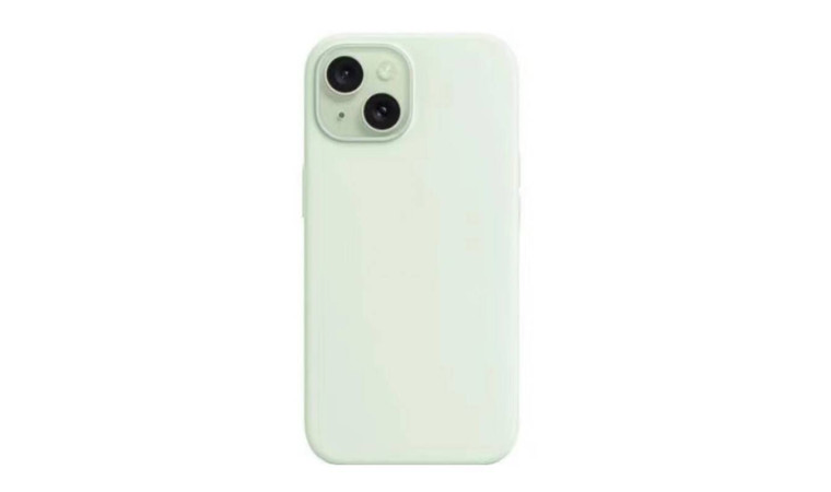 Чехол для iPhone 15 (6,1) Silicone Case Soft Touch MagSafe Soft Mint (светлая мята)