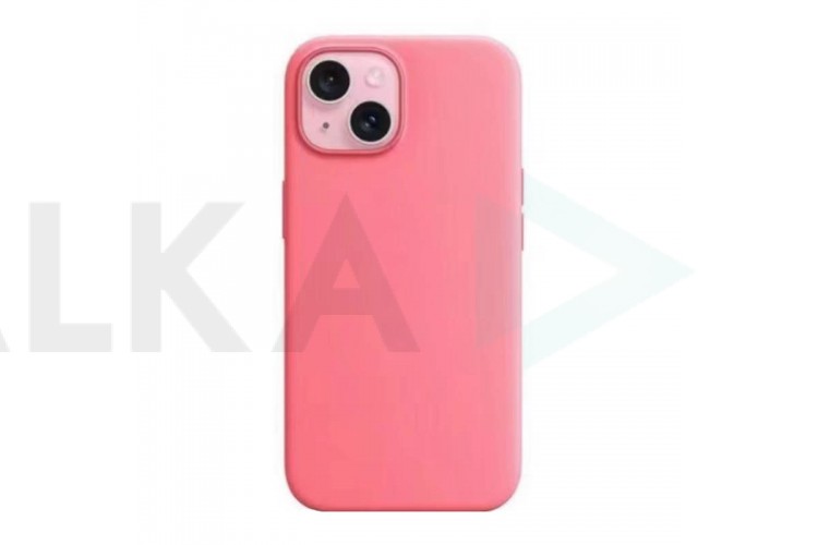 Чехол для iPhone 15 (6,1) Soft Touch MagSafe Pink (розовый)