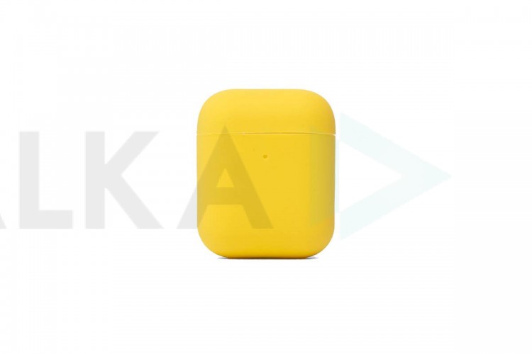 Чехол для наушников Soft-Touch AirPods (желтый)