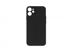 Чехол для iPhone 12 (5.4) тонкий с отверстием под камеру (черный)