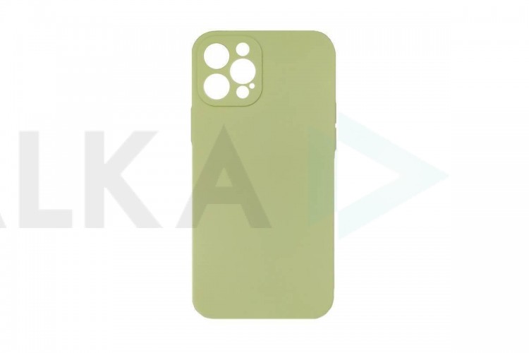 Чехол для iPhone 12 Pro (6,1) тонкий (темно-зеленый) с отверстием под камеры