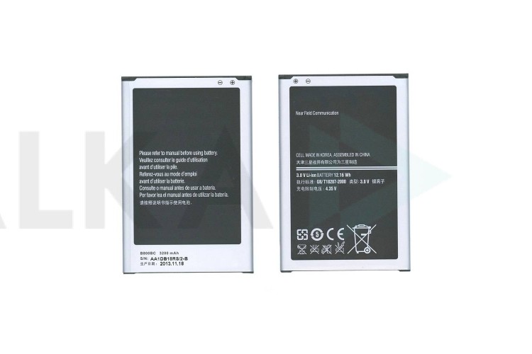 Аккумулятор EB-B800BE для телефона Samsung Note 3 N9000 N9005 (BT)