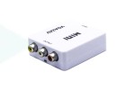 Конвертер переходник VGA - RCA (мама - мама) белый