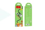 Кабель USB - Lightning HOCO X86, 2,4A (черный) 1м (силиконовый)