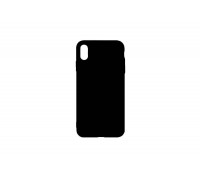 Чехол для iPhone X плотный матовый (серия Colors) (черный)