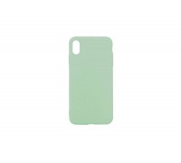 Чехол для iPhone X плотный матовый (серия Colors) (фисташковый)