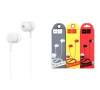 Наушники вакуумные проводные HOCO M14 inital sound universal (белый)