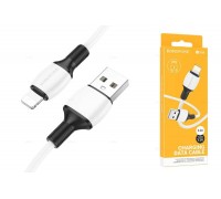 Кабель USB - Lightning BOROFONE BX84 2,4A (белый) 1м 