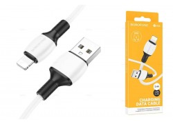 Кабель USB - Lightning BOROFONE BX84 2,4A (белый) 1м 
