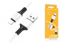 Кабель USB Type-C - Lightning BOROFONE BX84 (белый) 1м