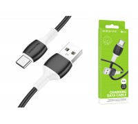 Кабель USB - USB Type-C BOROFONE BX84, 2,4A (черный) 1м