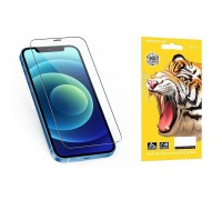 Защитное стекло дисплея iPhone 15/16 BOROFONE BF3 Full screen printing tempered film черная рамка