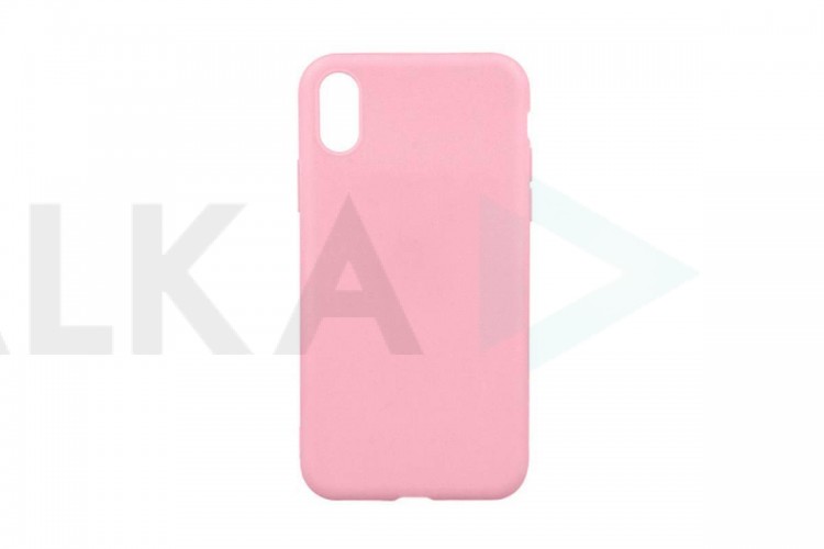 Чехол для iPhone XR тонкий (розовый)