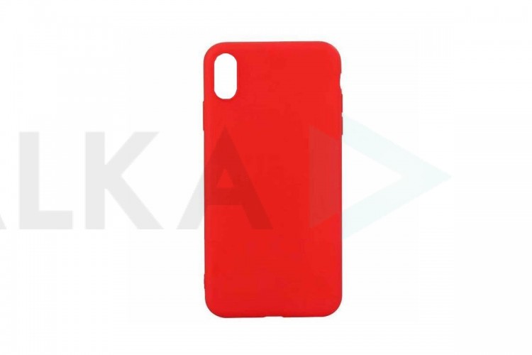 Чехол для iPhone XS Max тонкий (красный)