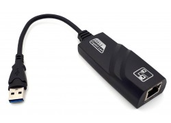 Адаптер USB Type-A (папа) - RJ45 (мама) USB3.0