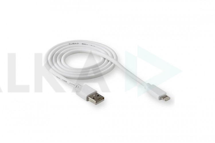 USB D.CABLE Apple iPhone 5/6/7 Walker C110 белый (русифицированная упаковка)