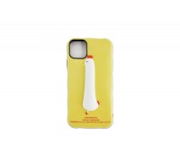 Чехол силиконовый iPhone 11 Pro (5.8) с объемной фигурой "Курица" 