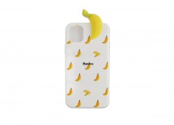 Чехол силиконовый iPhone 11 Pro (5.8) с объемной фигурой "Банан" 