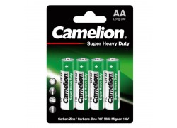 Батарейка солевая Camelion R6 AA /4BL  Super Heavy Duty (цена за блистер 4 шт)