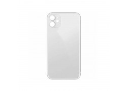 Задняя крышка (стекло) для iPhone 11 (белый) легкая установка CE (литое стекло)