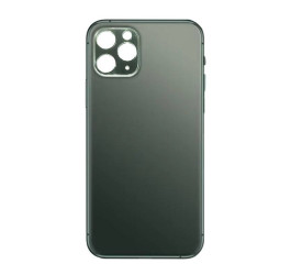 Задняя крышка (стекло) для iPhone 11 Pro Max (зеленый) легкая установка CE (литое стекло)