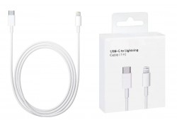 Кабель USB Type-C - Lightning cable org 1in1 (белый) 1м (Л)