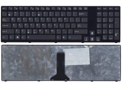 Клавиатура для ноутбука Asus K93 черная с рамкой