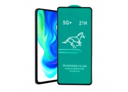 Защитное стекло дисплея iPhone 13 Pro Max / 14 Plus (6.7) 10D без упаковки Единорог (черный)