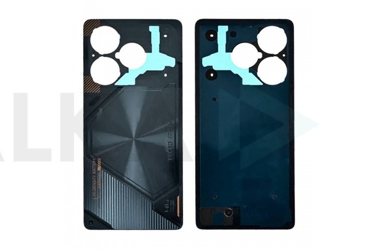 Задняя крышка для Tecno Pova 6 4G (LI7) (серый) HQ