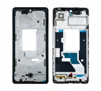 Средняя часть для Tecno Pova 6 4G (LI7) (рамка дисплея) черный, с разбора