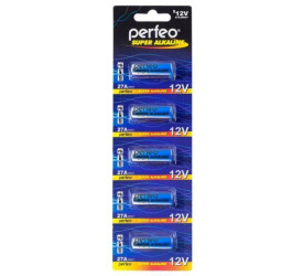 Батарейка алкалиновая 23A Perfeo 5BL (блистер 5 штук)