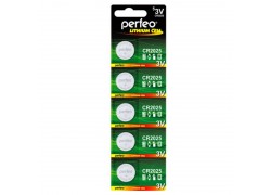 Батарейка литиевая Perfeo CR2025/5BL Lithium Cell (цена за блистер 5 шт)