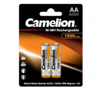 Аккумулятор Ni-Mh Camelion AA 1500mAh/2BL (цена за блистер 2 шт)