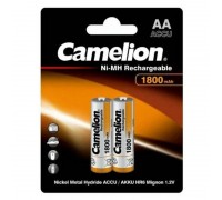 Аккумулятор Ni-Mh Camelion AA 1800mAh/2BL (цена за блистер 2 шт)