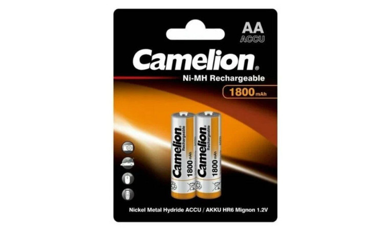 Аккумулятор Ni-Mh Camelion AA 1800mAh/2BL (цена за блистер 2 шт) Аккумулятор Ni-Mh Camelion AA 1800mAh/2BL (цена за блистер 2 шт)