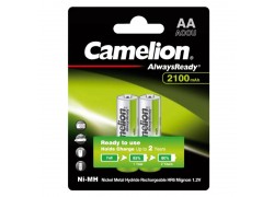 Аккумулятор Ni-Mh Camelion AlwaysReady AA 2100mAh/2BL (цена за блистер 2 шт)