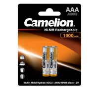 Аккумулятор Ni-Mh Camelion AAA 1000mAh/2BL (цена за блистер 2 шт)