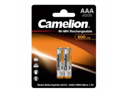 Аккумулятор Ni-Mh Camelion AAA 600mAh/2BL (цена за блистер 2 шт)