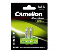 Аккумулятор Ni-Mh Camelion AlwaysReady AAA 800mAh/2BL (цена за блистер 2 шт) 