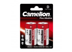 Батарейка алкалиновая Camelion LR20/2BL  Plus Alkaline (цена за блистер 2 шт)