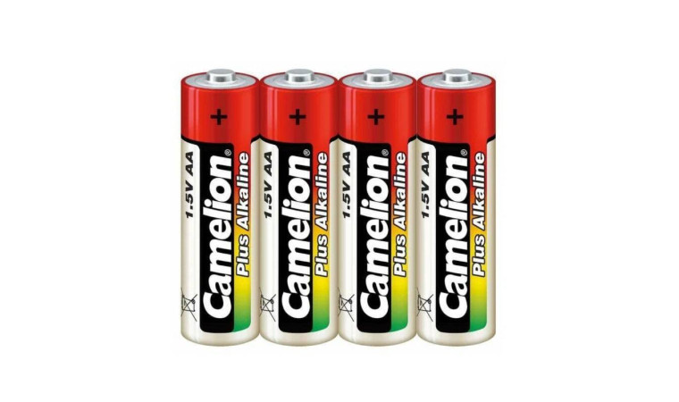 Батарейка алкалиновая Camelion LR6 AA /4SH Plus Alkaline (цена за спайку 4 шт)