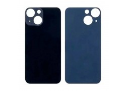 Задняя крышка (стекло) для iPhone 13 mini (черный) легкая установка (литое стекло)