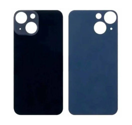 Задняя крышка (стекло) для iPhone 13 mini (черный) легкая установка (литое стекло)